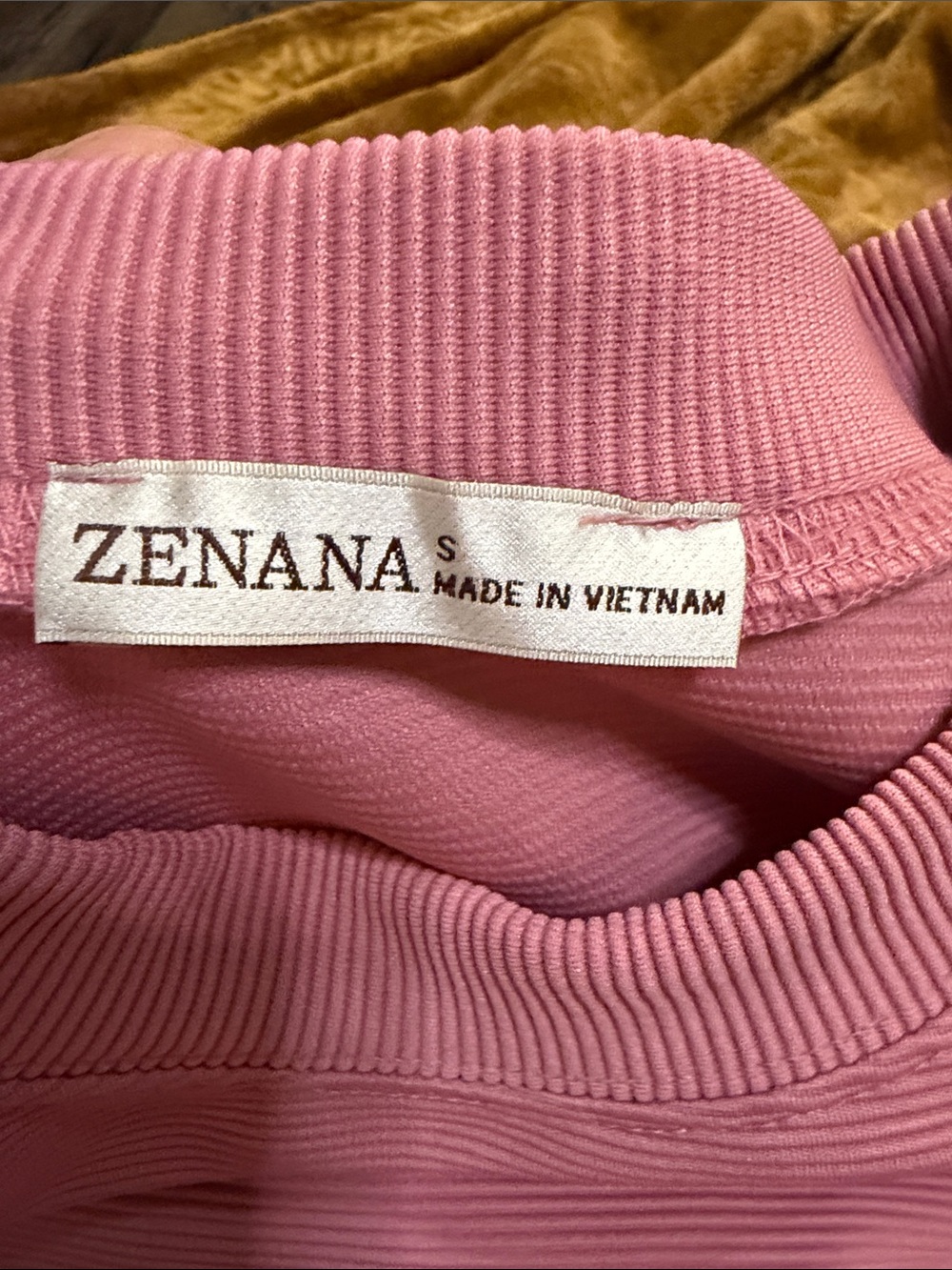 Zenana Outfitters Pink Ribbed Shorts Set - Picture 2 of 2